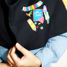 تصویر مقنعه نقاشی شده 