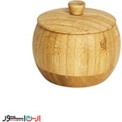 تصویر قندان تپل بامبو قطر 8.5 سانتی 