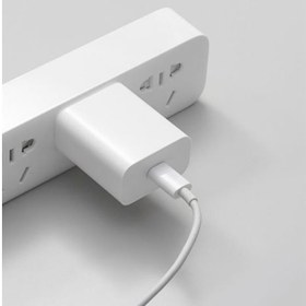 تصویر آداپتور خروجی تایپ سی فست شارژ 20 وات شیائومی Xiaomi AD201 20W Fast Charger Type-c