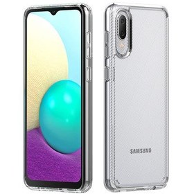 تصویر قاب ژله ای شفاف محافظ لنزدار سامسونگ Galaxy A02 / M02 Samsung Galaxy A02 / M02 Cover Case