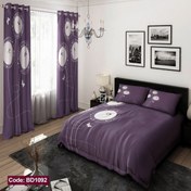 تصویر روتختی چاپی جنس میکروتنسل ترک - دونفره کینگ سایز 180 