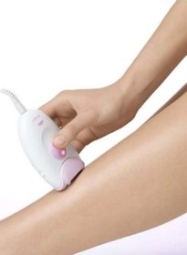 تصویر ست اپیلاتور سیلک اپیل 3 مدل 3-440 سفید/صورتی/نقره‌ای برند braun Silk Epil 3 3-440 epilator Set White/Pink/Silver