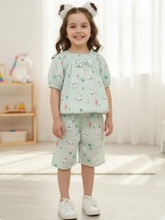 تصویر تاپ شلوارک خرگوشی 