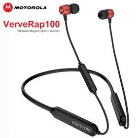 تصویر هدفون گردنی بلوتوث موتورولا VERVE RAP 100 Wireless in-ear sport headphones VERVE RAP 100