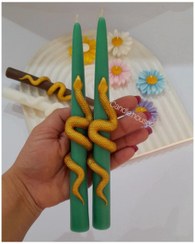 تصویر شمع قلمی مار Snake pen candle