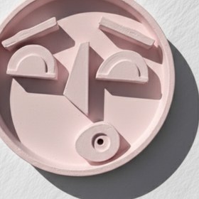 تصویر قالب سیلیکونی جاعودی مدل ایموجی قطر ۹/۵ سانت 