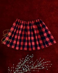 تصویر دامن چهارخونه دانش آموزی kh02 