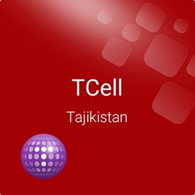 تصویر شارژ سیم کارت Tcell تاجیکستان 