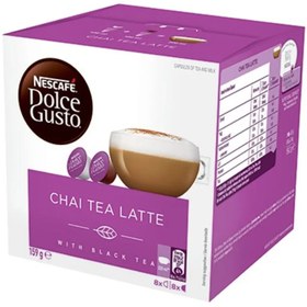 تصویر کپسول قهوه دولچه گوستو چای تی لاته DOLCE GUSTO CHAI TEA LATTE 