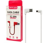 تصویر کابل تبدیل USB به microUSB تسکو مدل TC 59N طول 0.2 متر TSCO TC 59N USB to microUSB Cable 0.2m