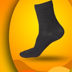 تصویر جوراب روزمره مشکی زنانه 