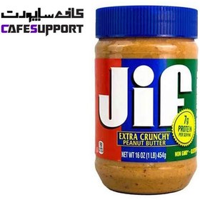 تصویر کره بادام زمینی جیف مدل کرانچی ۴۵۴ گرم ا Jif Crunchi peanut butter 454gr Jif Crunchi peanut butter 454gr