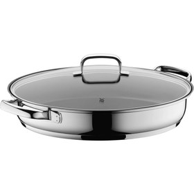 تصویر تابه 38 سانت دبلیو ام اف مدل WMF Fish pan with glass lid 