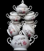 تصویر قندان لبچین گل رز 