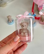 تصویر گیفت تولد شمع مدل تدی وارمری 