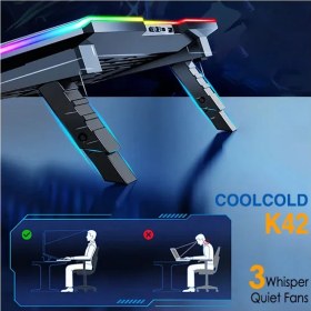 تصویر خنک کننده لپ تاپ کول کلد K42 Coolpad CoolCold K42