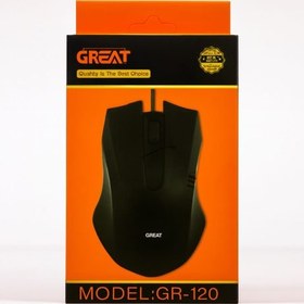 تصویر ماوس سیم دار GREAT مدل GR-120 
