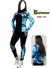 تصویر سویشرت شلوار فینگردار ورزشی زنانه سابلی کد 003 Sable womens sweatshirt sports pants code 003