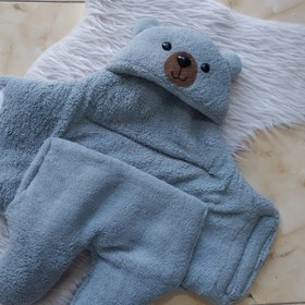 تصویر قنداق فرنگی خرسی طوسی 