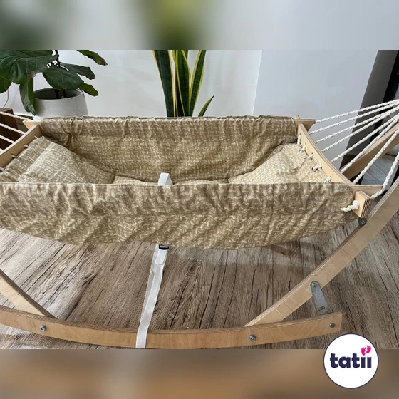 خرید و قیمت ننو و گهواره سنتی نوزاد تاتی مدل بانوج | ترب