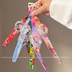 تصویر ساعت کارتونی دیجیتال بچه‌گانه 