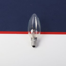 تصویر لامپ رشته ای شمعی 60 وات فیلیپس مدل ساده پایه E14 بسته 10 عددی 