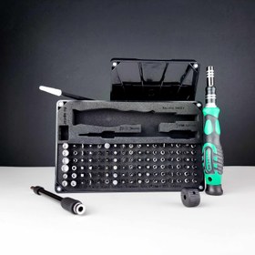 تصویر ست بیت پیچ گوشتی دقیق و صنعتی - 106 عددی - برند اصلی Hoteche هوتچ (251106) screwdrivers bits set