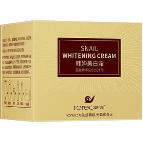 تصویر کرم مرطوب کننده و روشن کننده صورت حلزون رورک 50 گرم SNAIL WHITENING CREAM