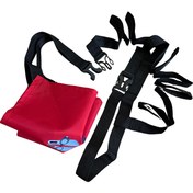 تصویر پاراشوت ( چتر مقاومتی) شنا مدل ساده رنگ قرمز سایز 25 