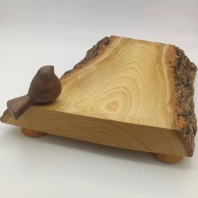 تصویر آجیل خوری چوبی 