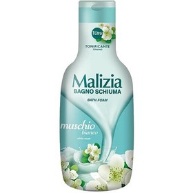 تصویر فوم شست و شو بدن مناسب انواع پوست حاوی گل بهار وایت ماسک مالیزیا مدل Malizia Muschio Bath Foam Malizia Muschio Bath Foam 1000ml