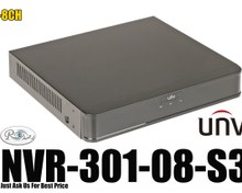 تصویر دستگاه ضبط تصویر دوربین 8 کانال (شبکه ) مدل NVR-301-08s3 NVR-301-08s3 unv