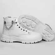 تصویر نیم بوت ساق بلند مشکی 