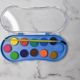 تصویر آبرنگ 12 رنگ آریا مدل هشت پا 