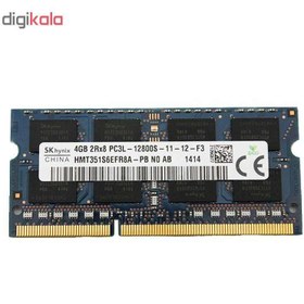 تصویر رم لپ تاپ DDR3L تک کاناله 1600مگاهرتز اس کی هاینیکس مدل HMT351S6EFR8A ظرفیت 4 گیگابایت 