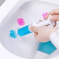 تصویر ژل خوشبوکننده توالت طرح گل خانه و آشپزخانه