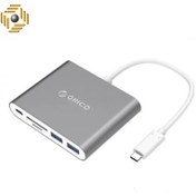 تصویر مبدل USB-C به USB و کارت خوان اوریکو مدل RCC2A 