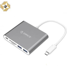 تصویر مبدل USB-C به USB و کارت خوان اوریکو مدل RCC2A 