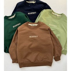 تصویر بلوز تک پسرانه دورس داخل کرک دار نسکافه ای 