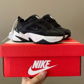 تصویر کتونی بچه گانه نایک تکنو تمام مشکی Nike M2K TEKNO 