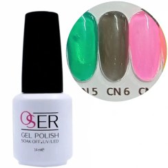 تصویر ژل لاک اوسر سری آبنباتی شماره OSER CN06 