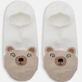 تصویر جوراب قوزکی خرسی 