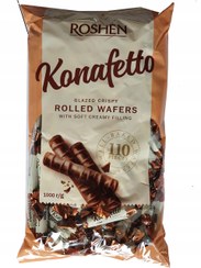 تصویر رول ویفر کانافتو روشن وانیلی KONAFETTO ROSHEN ROLLED WAFERS
