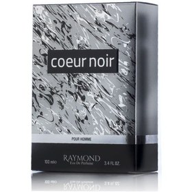 تصویر ادکلن مردانه رایموند کوئر نویرcoeur noir حجم 100میل ا raymond coeur noir 100ml (mont blanc emblem) raymond coeur noir