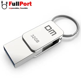 تصویر فلش دی ام مدل DM PD059 OTG 2 In 1 Type C USB3.0 با ظرفیت 16 گیگابایت DM PD059 OTG 2 In 1 Type C USB3.0 16GB Flash Memory