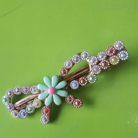 تصویر گیره مو ۷رنگ ، طرح پاپیون 