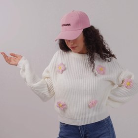 تصویر بافت گل برجسته 