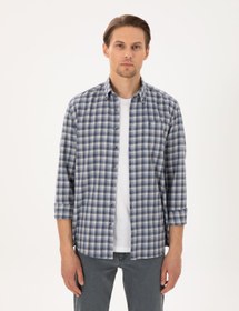 تصویر پیراهن مردانه آبی پیرکاردینPierre Cardin | 1091991 اورجینال 