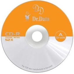 تصویر سی دی خام دکتر دیتا مدل CD-R پک 50 عددی 