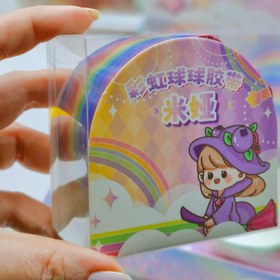 تصویر چسب جادویی رنگینکمانی 